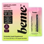BeMe Liquid Collagen for Women - 2500mg Verisol Collagen Liquid with Biotin, CoQ10 & Vitamin C - Clinically Proven Collagen Peptides for Hair, Skin & Nails (10.5 Fl Oz (Pack of 1), Strawberry)