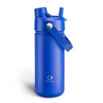 ENCOOL Insulated Water Bottle with Straw Stainless Steel Water Bottle, Leak-Proof, BPA-Free, Double Wall Vacuum Keeps Cold for 24 Hours for Sports, Travel, School (18 oz, Royal Blue)
