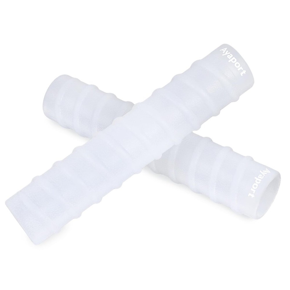 Ayaport Kayak Paddle Grips Non-Slip Silicone Wraps Blister Prevention Kayaking Accessories for Take-Apart Paddles (Translucent, fit for 30mm Paddle)