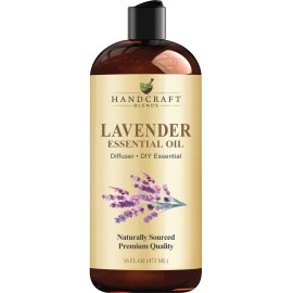 Handcraft Blends Lavender Essential Oil - Huge 16 Fl Oz - for Candle Making, Soap Making, Diffusers, and Aromatherapy