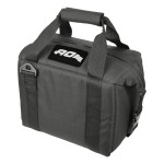 AO Coolers Original Soft-Sided Cooler Bag, Leak Proof, Insulated, Lunch & Travel Size, Black, 9-Can, Made in The USA