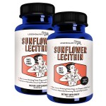 Legendairy Milk Sunflower Lecithin 1200mg, Lactation Support, Sunflower Lecithin Supplement for Clogged Milk Ducts, Made in USA, 200 Softgels (Pack of 2)