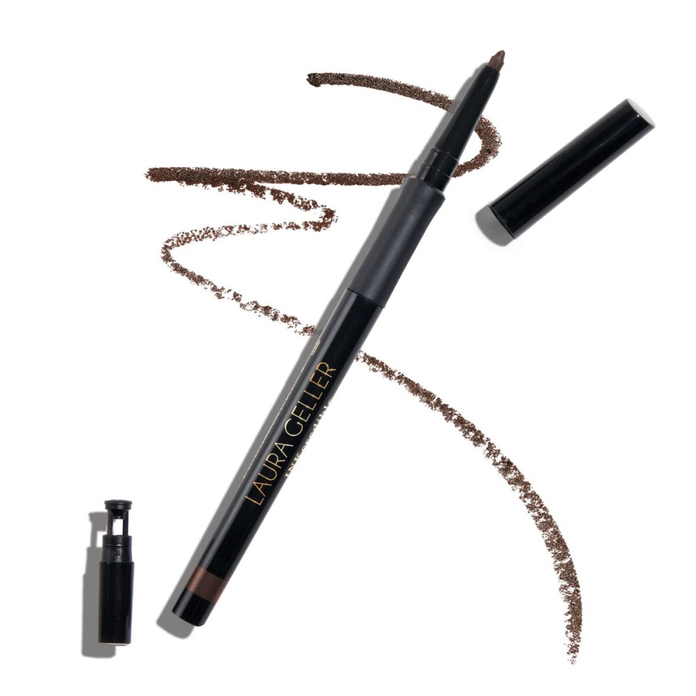 LAURA GELLER NEW YORK INKcredible Gel Eyeliner - Brown Eyed Girl - Waterproof Smudge-proof Eyeliner Pencil - Built in Sharpener