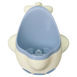 Foryee Potty Training Urinal for Boys Cute Plane with Funny Aiming Target - Blue