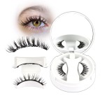 Veleasha Magnetic Eyelashes Manga Lashes Soft Lash Magnetic Lashes with Applicator Natural Look Reusable No Glue Easy to Apply & Remove Spiky False Eyelashes Eyelash Wispy (Diva)