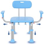 KingPavonini Shower Chair for Inside Shower with Arms and Back, Height & Width Adjustable Heavy Duty Shower Seat for Inside Tub(550 lb), Shower Chair for Elderly and Disabled