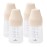 Spectra - Wide Neck Baby Bottles - Compatible with Spectra Breast Milk Pump Flanges (Pack of 4)