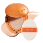 [*Mini Size*] TIRTIR Mask Fit Ai Filter Cushion Foundation | AI-Like Semi-Matte Finish - Up to 72-Hour Medium to Full Coverage Korean BB Cushion Make up Beauty, 19C Petal, 0.15 Fl Oz