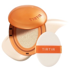 TIRTIR Mask Fit Ai Filter Cushion Foundation | AI-Like Semi-Matte Finish - Up to 72-Hour Medium to Full Coverage Korean BB Cushion Make up Beauty, 13N Fair Ivory, 0.63 Fl Oz