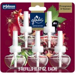 Glade PlugIns Refills Air Freshener, Pomegranate & Currant, Scented and Essential Oils for Home and Bathroom, 0.67 Fl Oz, 5 Count