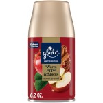 Glade Automatic Spray Refill, Warm Apple & Spices, Scented Air Freshener for Home and Bathroom, 6.2 Oz