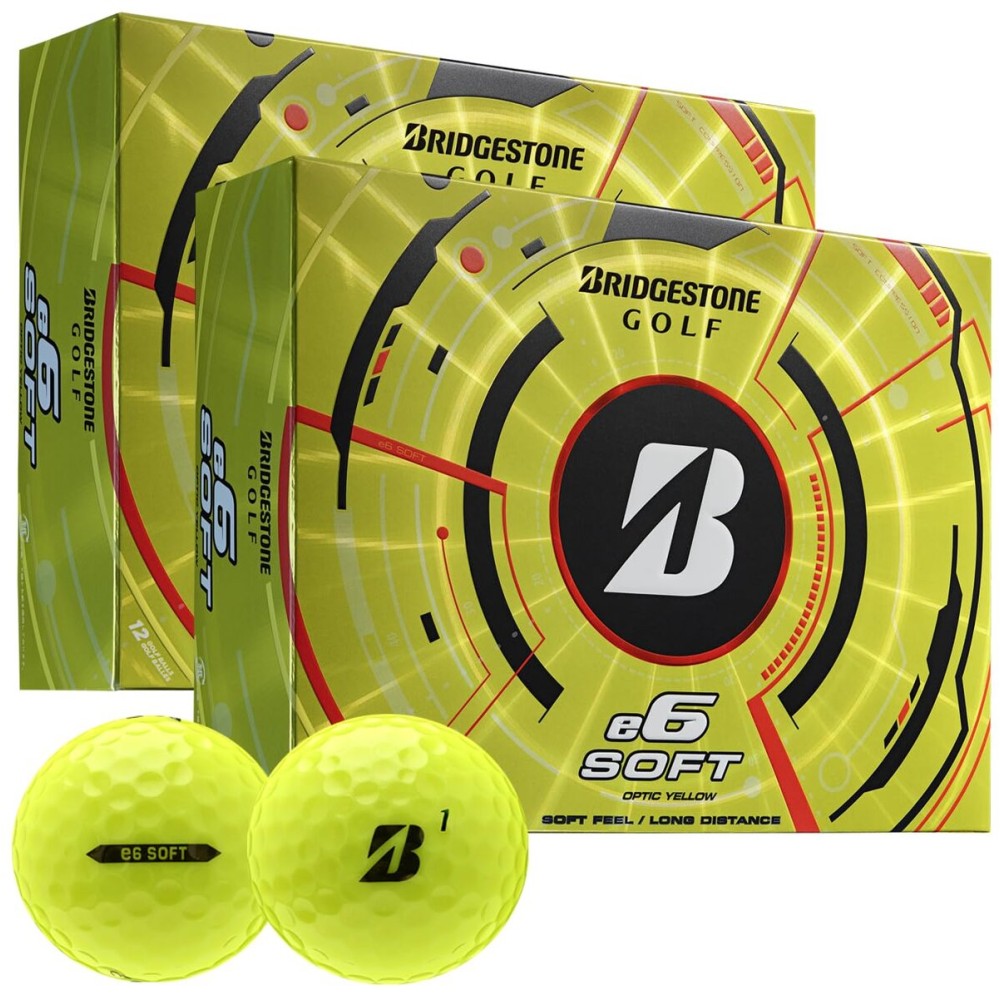 Bridgestone Golf e6 Soft Yellow Double Dozen
