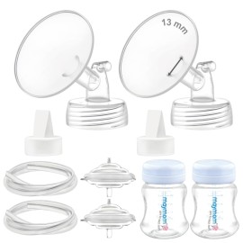 Maymom Pump Parts Compatible with Spectra S2 S1, 13mm Flange Valve Tube Bottle Backflow Protector, Not Original Spectra S2 Replacement Pump Parts Duckbill Valve Bottle