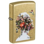 Zippo Spazuk Hummingbirds Design Street Brass Pocket Lighter
