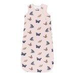 KYTE BABY Unisex Rayon Made from Bamboo Sleep Bag for Babies and Toddlers, 1.0 Tog (S, Blush Butterfly)