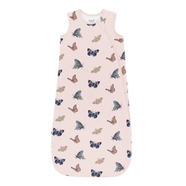 KYTE BABY Unisex Rayon Made from Bamboo Sleep Bag for Babies and Toddlers, 1.0 Tog (S, Blush Butterfly)