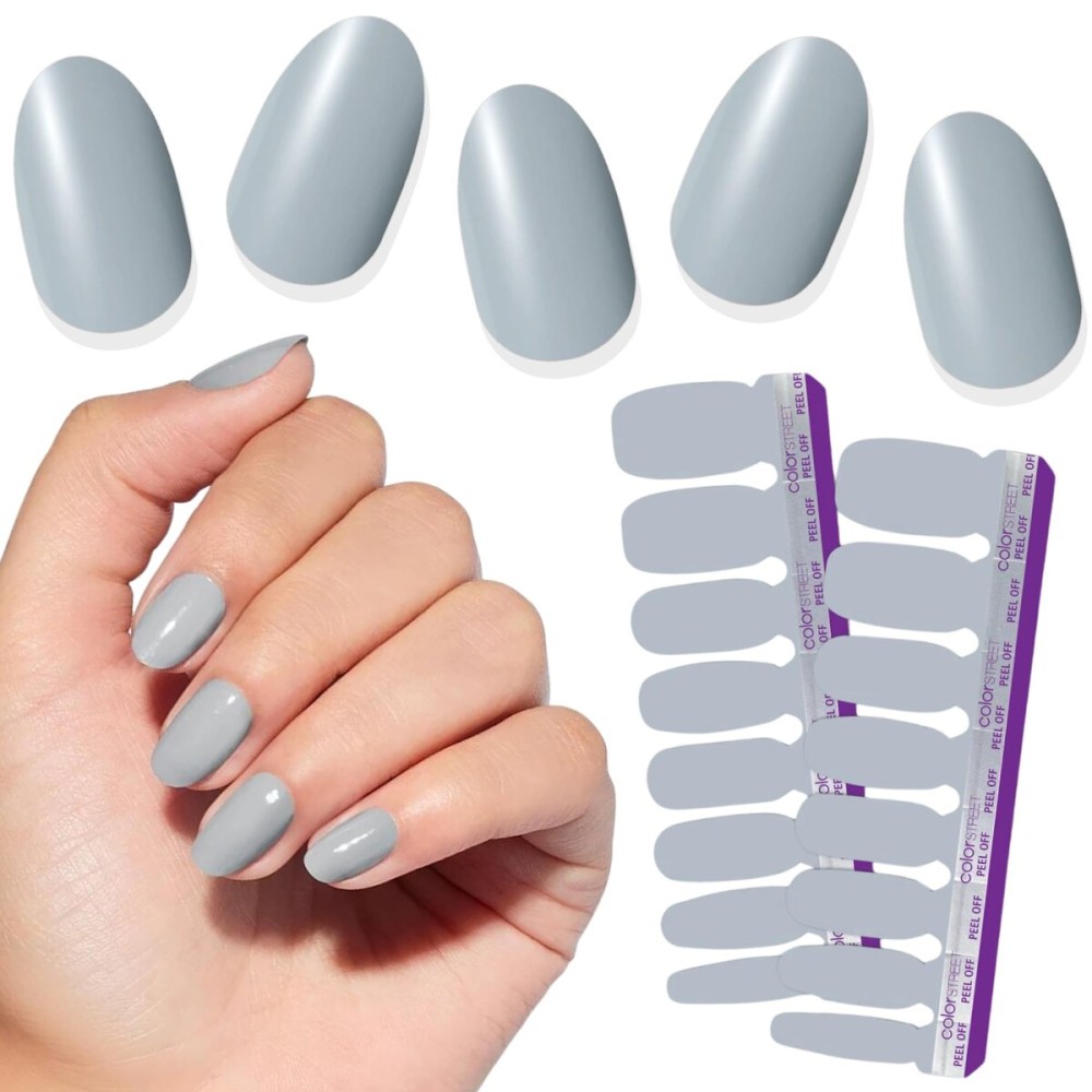 Color Street Storm Cloud Creme Nail Strips