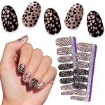 Color Street Cheetah Spots Shimmer Design Nail Strips