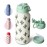 BOTTLE BOTTLE 32oz Insulated Water Bottle Stainless Steel Sport Water Bottle with Straw Dual-use Lid Design for Gym with Pill Box (Sweet Oasis)