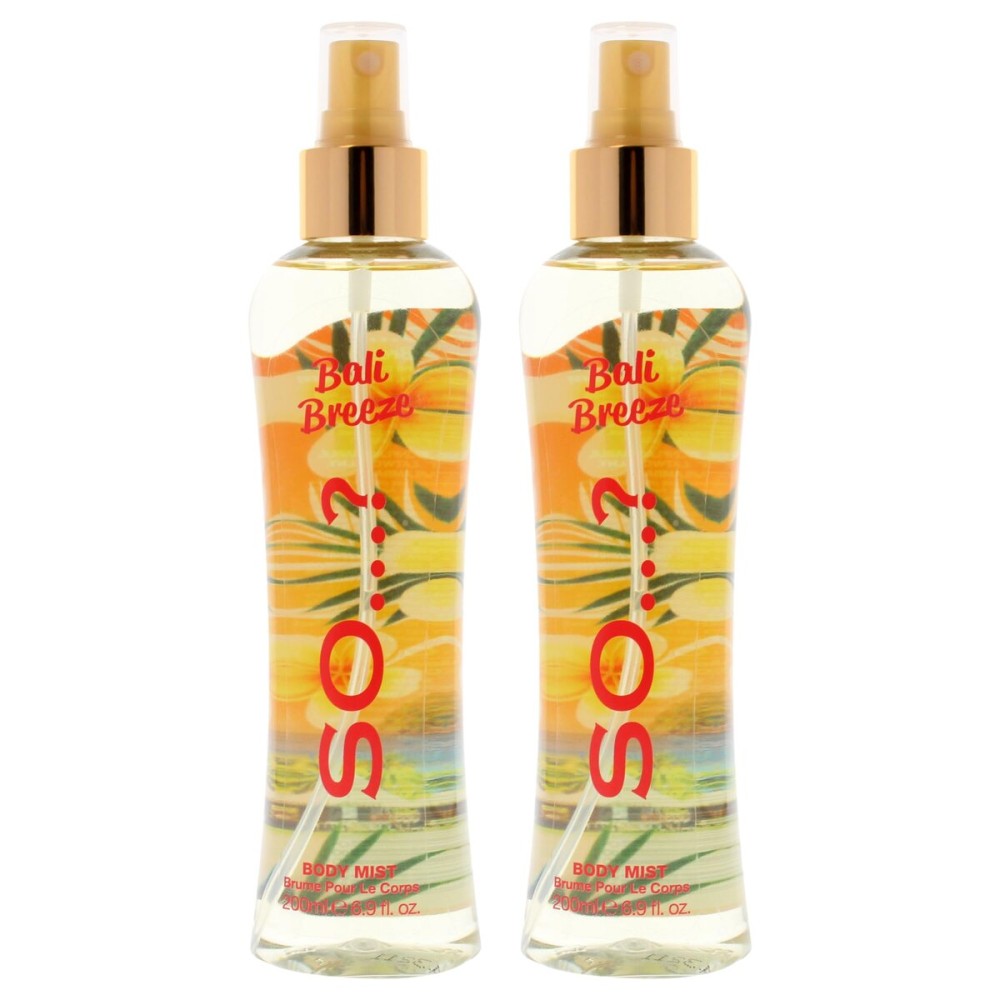 Bali Brezze Body Mist by So? for Women - 6.9 oz Body Mist - Pack of 2