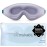 MyHalos Sleep Mask - Eye Masks for Sleep - 100% Blackout Sleeping Mask for Women, Men & Side Sleepers - 3D Sleeping Eye Mask for Zero Pressure - Award Winning Design, Eyelash Friendly & Breathable