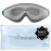 MyHalos Cotton Sleep Mask - Eye Masks for Sleep - 100% Blackout Sleeping Mask for Women, Men & Side Sleepers - 3D Sleeping Eye Mask for Zero Pressure - Award Winning Design and Eyelash Friendly