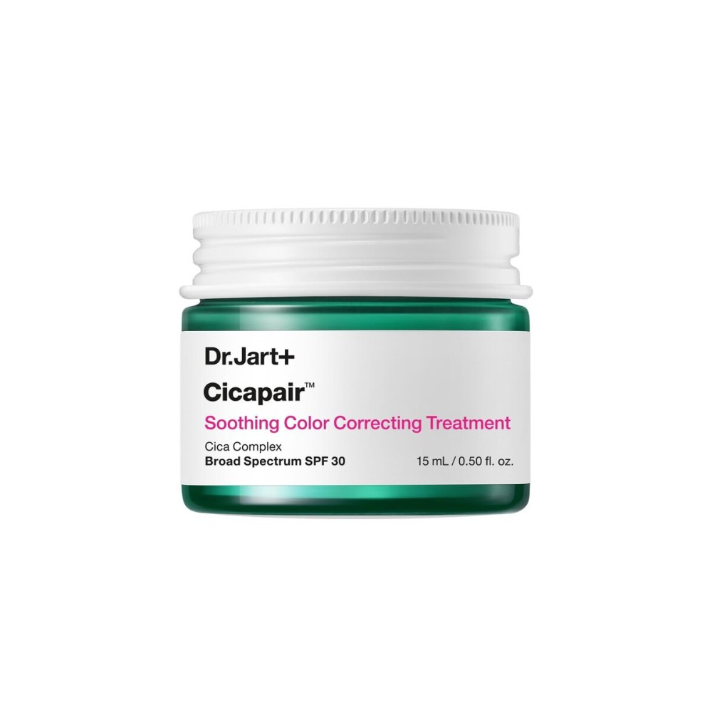 Dr.Jart+ Cicapair Soothing Color Correcting Treatment SPF 30 with Centella Asiatica Extracts | cc cream | Rosacea Treatment | Korean Skin Care, 0.5 Fl Oz
