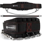 Advanced Dip Belt V2 - Heavy-Duty Weighted Belt with Reinforced Back, Chain & Nylon Strap - 3-Point Anchor D-Rings for Dips, Pull-Ups, Squats & More (XX-Large)