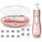 Fansidi Baby Nail Trimmer Electric - Limited Blush Petal Pink, Gentle Baby Nail File Electric| 10 Grinding Heads + 8 Replacement Pads| Quiet LED |Baby Nail Clippers for Newborn Infant Toddler
