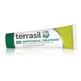terrasil Clotrimazole Antifungal Cream, Relief for Fungal Yeast Infections, Jock Itch, Athletes Foot, Ringworm for Men & Women, Clinically Proven Treatment of Skin Fungus. FSA-HSA Eligible (1oz)