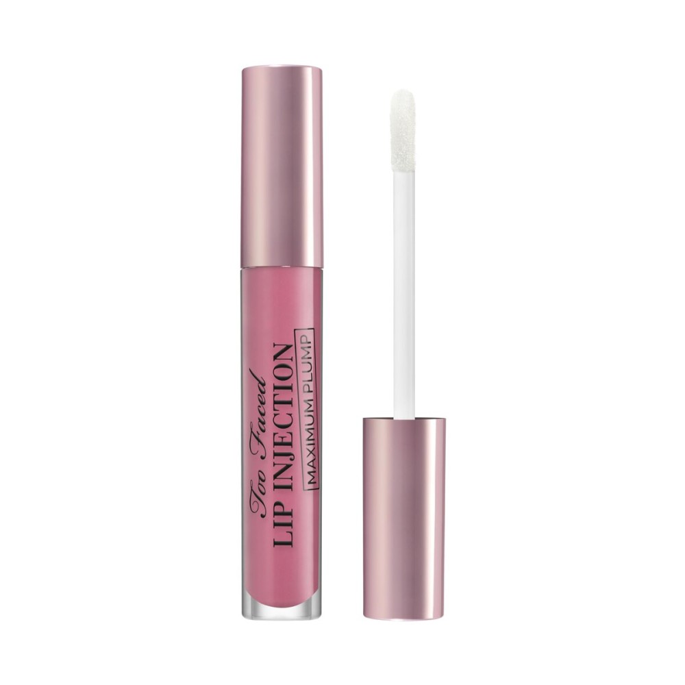 Too Faced Lip Injection Maximum Plump Extra Strength Lip Plumper Gloss | Hydrating, Volumizing, + Plumping, 0.14 Fl Oz, Full Send (True Mauve)