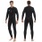 Lemorecn Wetsuit Men 3mm Front Zip Full Wetsuits Black (3040blackM)