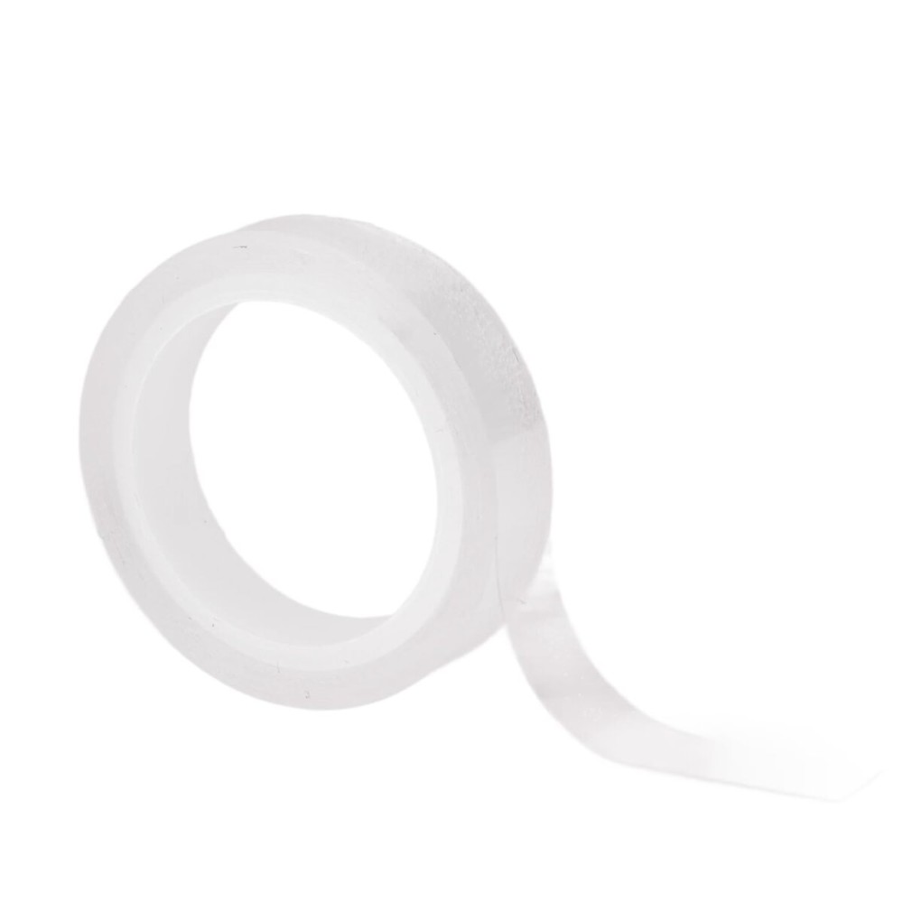 GOO GOO Single Sided Tape Roll for Hair Extensions, 0.8cm x 3 Yards, Strong Adhesive for Secure Tape-in Extensions, Easy to Apply & Remove