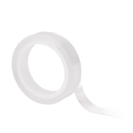 GOO GOO Single Sided Tape Roll for Hair Extensions, 0.8cm x 3 Yards, Strong Adhesive for Secure Tape-in Extensions, Easy to Apply & Remove