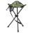 Portal Folding Camping Stool Portable Foldable Tripod Seat for Hiking Hunting Walking Fishing Travel Outdoors with Side Pockets Sturdy Steel Legs Support Up to 225 LBS