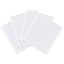 GOO GOO Single Sided Wide Hair Extension Tape, 48 Pieces, 0.8 x 8cm, Easy to Apply & Remove, Adhesive Replacement Tabs