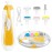 Baby Nail Trimmer Electric, 6 in 1 Rechargeable Baby Nail Clippers Manicure Set Grooming Kit for Toddler Infant or Adults (Yellow)