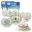 Philips Avent Ultra Air Pacifiers - Orthodontic Design, for Babies 6-18 Months, Soft Silicone Symmetrical Nipple, BPA-Free, 2 Sterilizing Cases, 4 Pack, SCF087/26