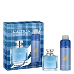 Nautica Voyage Giftset, 1.6 fl oz EDT + 6 oz Deodorizing Body Spray, Notes of Apple, Cedarwood, Mimosa, Men\'s Fragrance, Long Lasting, Everyday Fragrance