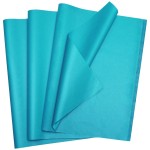 Bobobag 100 Sheets 20X14 Tissue Paper Bulk for Gift Bags Wrapping Paper,Weddings Birthday Showers Arts Craft Party Favor Decoration (Turquoise Blue)