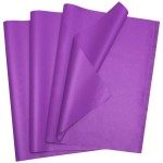 Bobobag 100 Sheets 20X14 Tissue Paper Bulk for Gift Bags Wrapping Paper,Weddings Birthday Showers Arts Craft Party Favor Decoration (Purple)