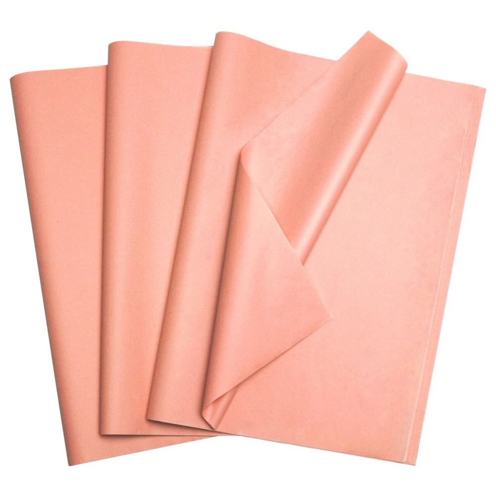 Bobobag 100 Sheets 20X14 Tissue Paper Bulk for Gift Bags Wrapping Paper,Weddings Birthday Showers Arts Craft Party Favor Decoration (Light Pink)