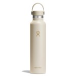 Hydro Flask Water Bottle - Insulated Stainless Steel - Non Spill, Leakproof in 24 Oz Coconut Cream