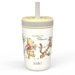 Zak Designs Disney Winnie the Pooh Kelso Toddler Cups For Travel or At Home, 12oz Vacuum Insulated Stainless Steel Sippy Cup With Leak-Proof Design is Perfect For Kids (Winnie the Pooh & Friends)