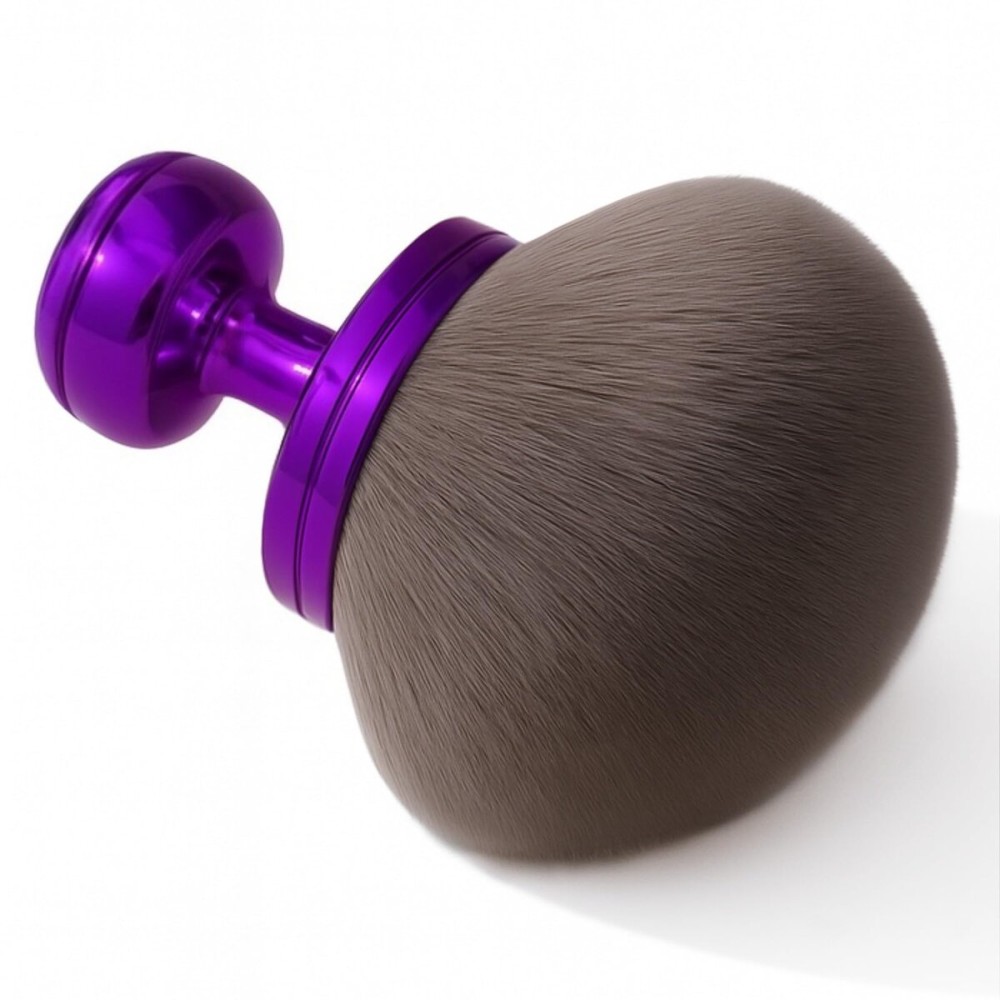 GOERTI Extra Large Kabuki Self Tanner Brush - Vegan Tanning Applicator for Streak-Free Tan, Full Body Foundation, Sunscreen, Bronzer, Mousse, Lotion, Shimmer, Body Makeup & Professional Tanning Brush
