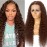 Bworto Chocolate Brown Lace Front Wigs Human Hair 13x6 Hd Lace Deep Wave Curly Lace Frontal Wigs for Black Women Pre Plucked Glueless 4 Brown Colored Wig (22 Inch)