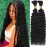 Human Braiding Hair for Boho Braids 22 Inch 110g Deep Wave Bulk Human Hair for Braiding No Weft 12A Curly Human Hair Extensions for Boho Braids 2 Bundle Wet and Wavy Human Hair