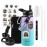 WixByti 32 oz Insulated Water Bottle with Straw (Cold for 48 Hrs), Stainless Steel Triple Wall Vacuum Sports Water Jug, Leakproof Hydro Cup Flask with Paracord Handle & Straw Spout Lids & DIY Stickers