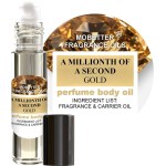 MOBETTER FRAGRANCE OILS A Millionth Of A Second Gold Perfume Women Body Oil 10ml Roll On