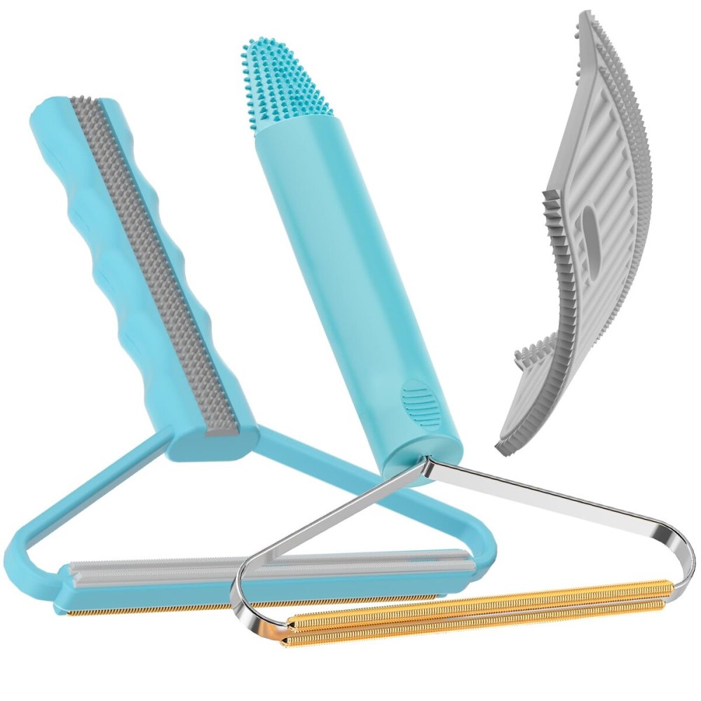 Carpet Rake,Lint Remover,Carpet Rake for Pet Hair Removal,Lint Brush,Lint Shaver for Carpets, Car Mat,Couch,Pet Bed,Furniture & Rug(3-Pack)